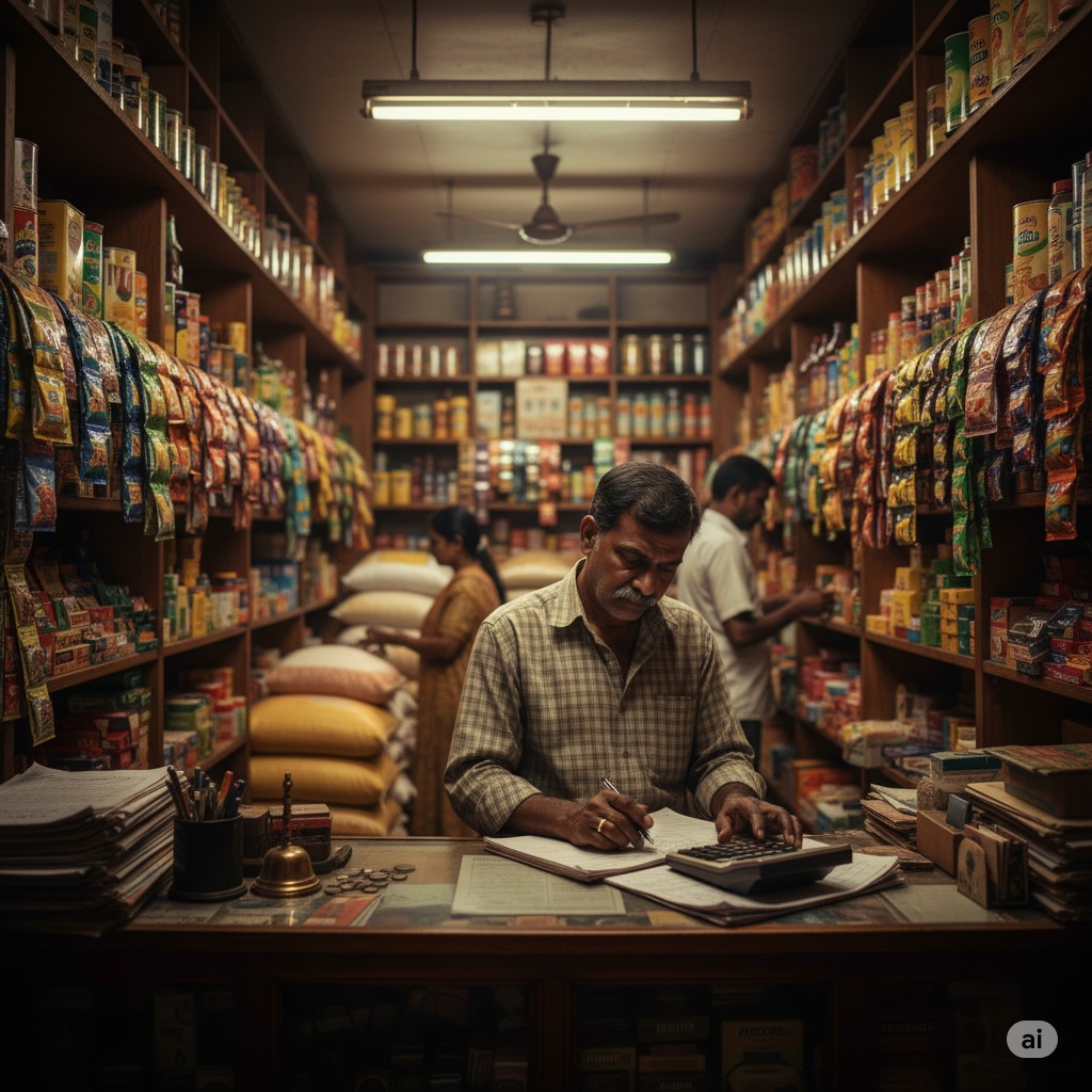 Frustrated person with paperwork